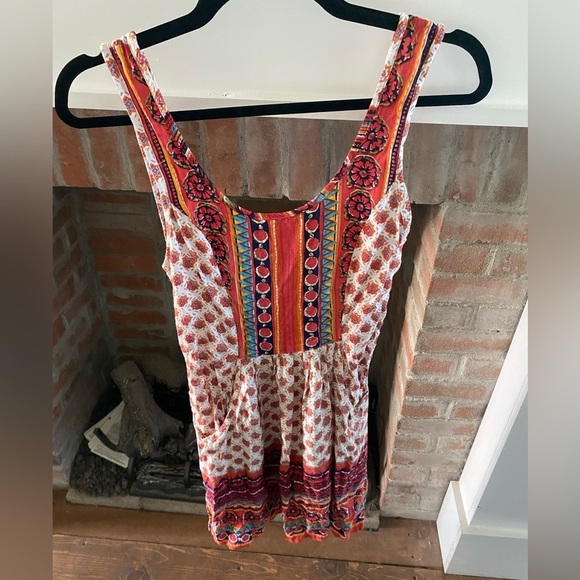 Angie Dresses & Skirts - Angie Southwestern Tank Style Mini Dress Colorful size Small Scoop Neck